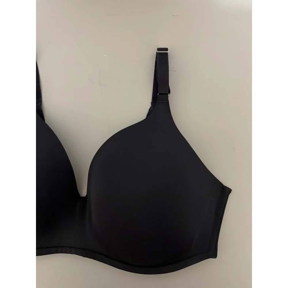 Soma Women's Size‎ 38DD Black Vanishing Back 360 Wireless Ultra-Thin Padding Bra